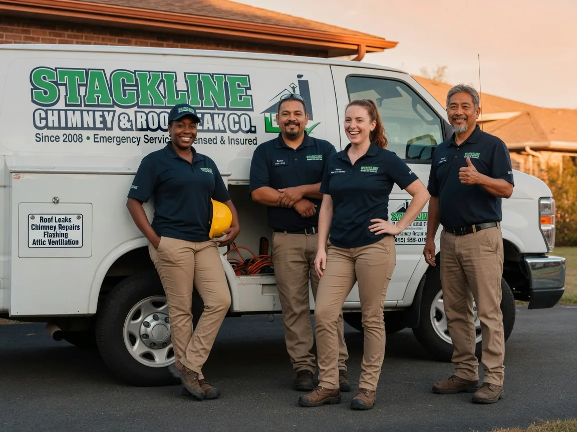 Chimney flashing repair company in Laotto, IN